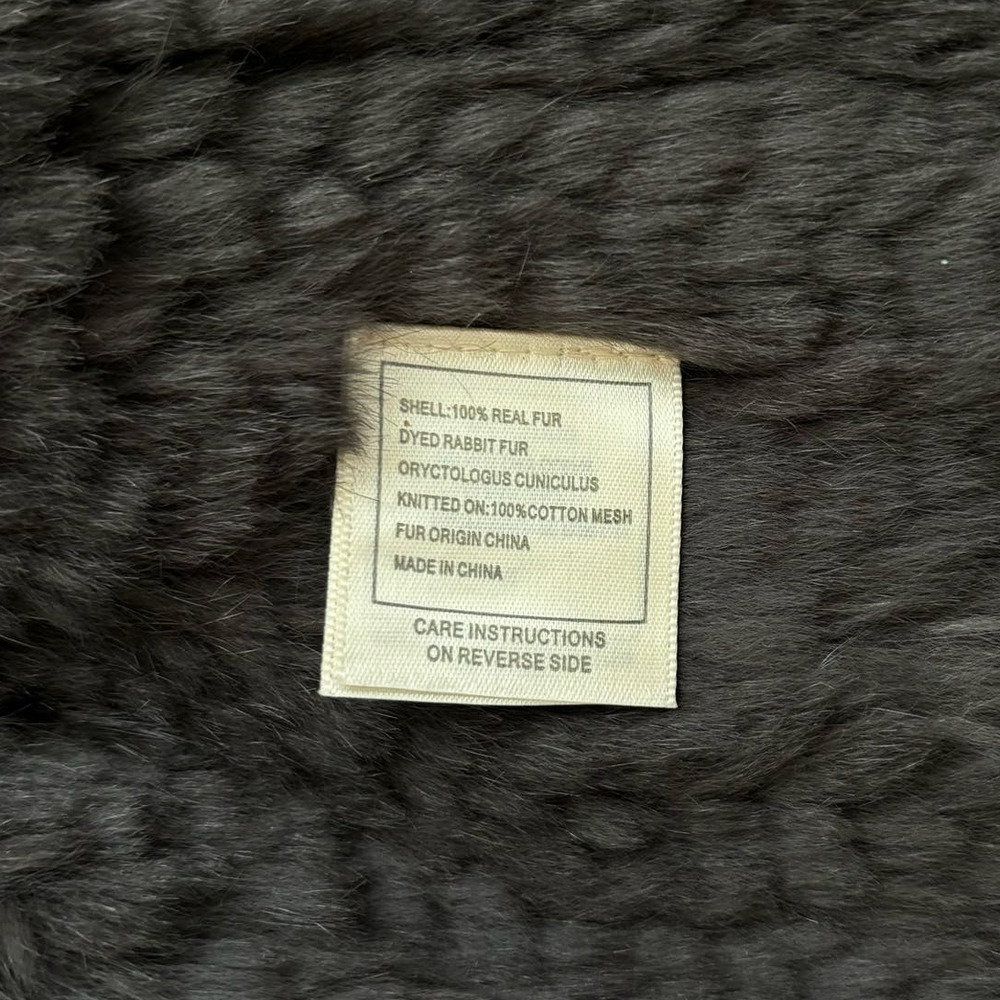 REVOLVE JUNE CORDED RABBIT FUR VEST WITH POCKETS SIZE XS/s - Picture 13 of 15